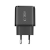 Tech-Protect NCA30 USB-A, USB-C sienas lādētājs PD 30W / QC3.0, melns