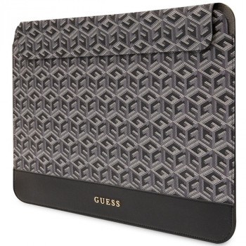Guess GUCS16HGCFSEK GCube Stripes klēpjdatora maciņš, 16 collas, melns