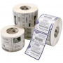 Zebra Z-Perform 1000T 800292-125 printera etiķetes, baltas, papīra, termiskās pārneses, pastāvīgas, taisnstūra, 57x32 mm