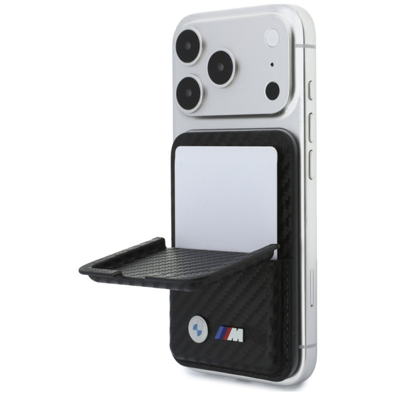 BMW M Carbon Metal Logos MagSafe maks, melns