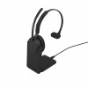 Jabra Evolve3 65 UC Mono austiņas, Link 390c, uzlādes statīvs, melnas (36599-889-889)