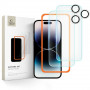 Tech-Protect Supreme Set rūdītais stikls Apple iPhone 16 Pro Max, caurspīdīgs (3 gab.)