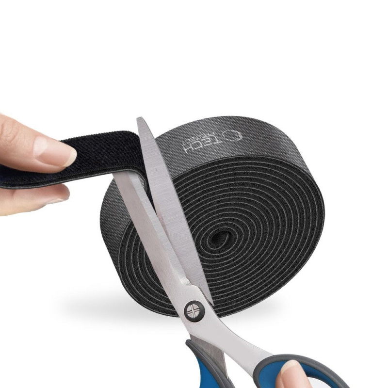 Tech-Protect Velcro kabeļu organizators, 300 cm, melns