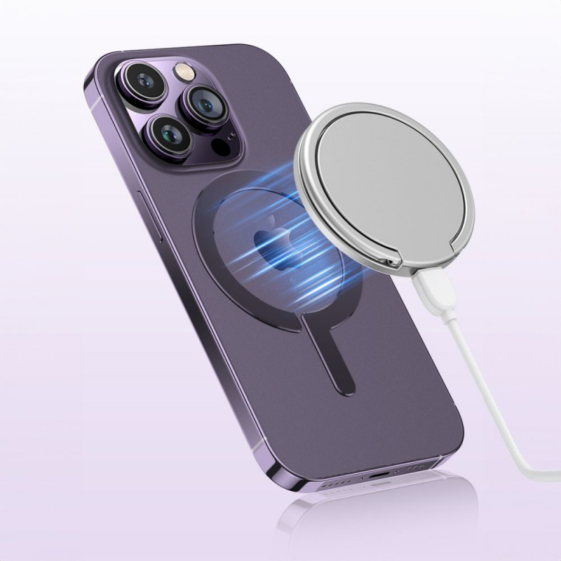 Tech-Protect MetalRing MagSafe plāksnītes, melnas un sudraba krāsas (2 gab.)