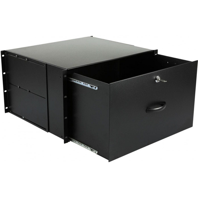 Lanview RAD115BL statīva piederums, 6U, 19 collu, ovāls, 482 mm, 50 kg, melns