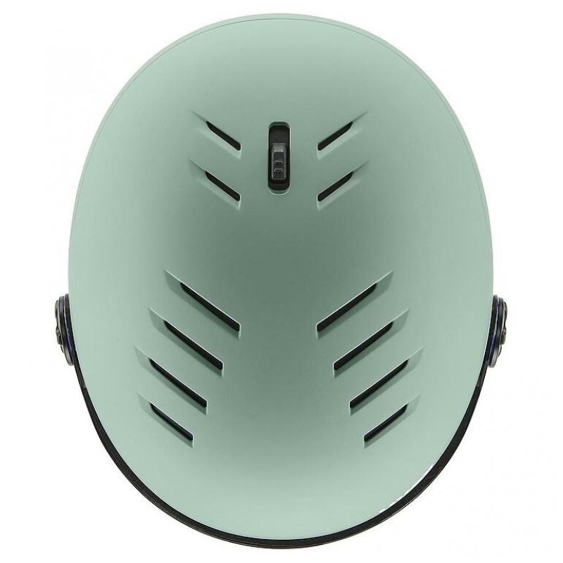 UVEX Wanted Visor slēpošanas ķivere, 58-61 cm (L), zaļa