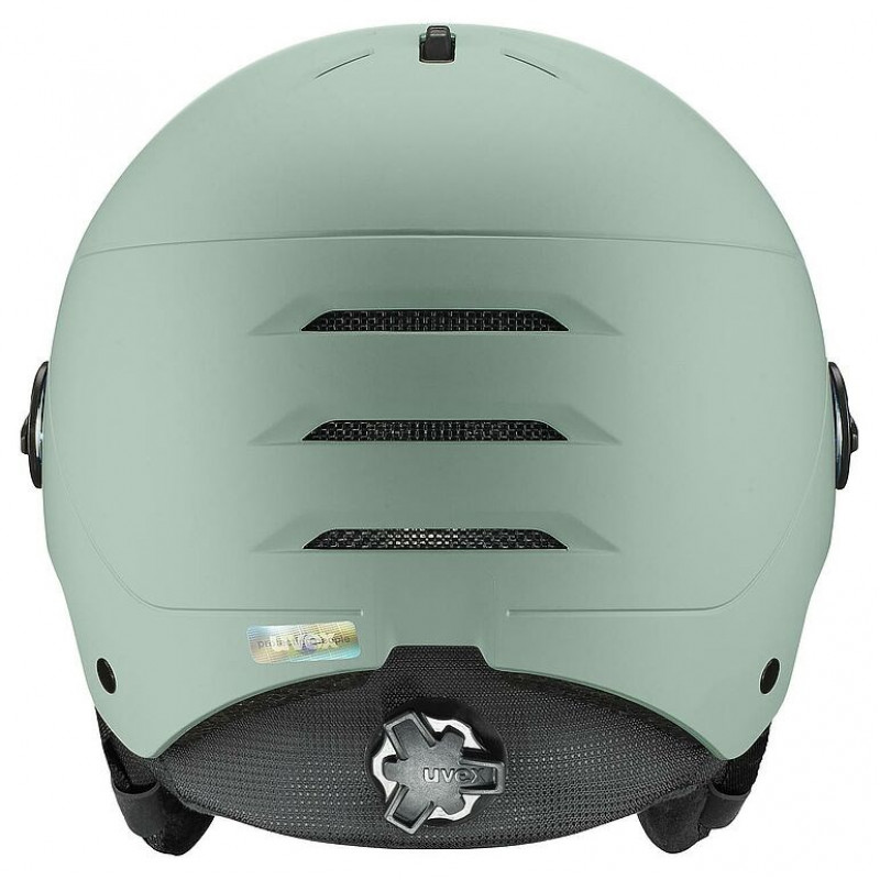 UVEX Wanted Visor slēpošanas ķivere, 58-61 cm (L), zaļa
