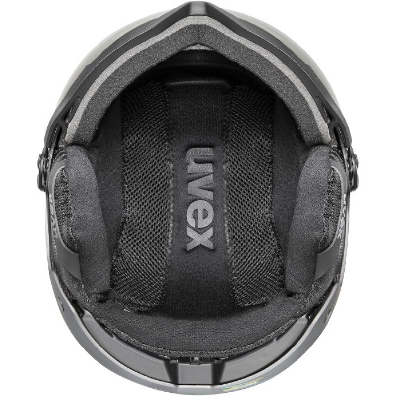 UVEX Wanted Visor pro V slēpošanas ķivere, melna matēta