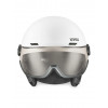 UVEX Wanted Visor pro V slēpošanas ķivere, balta matēta