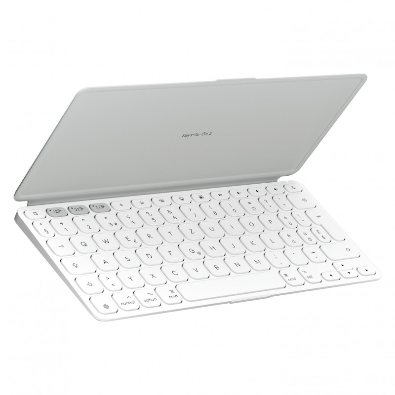 Logitech Keys-To-Go 2 iPad tastatūra (920-013009), Pale Grey, Šveices izkārtojums