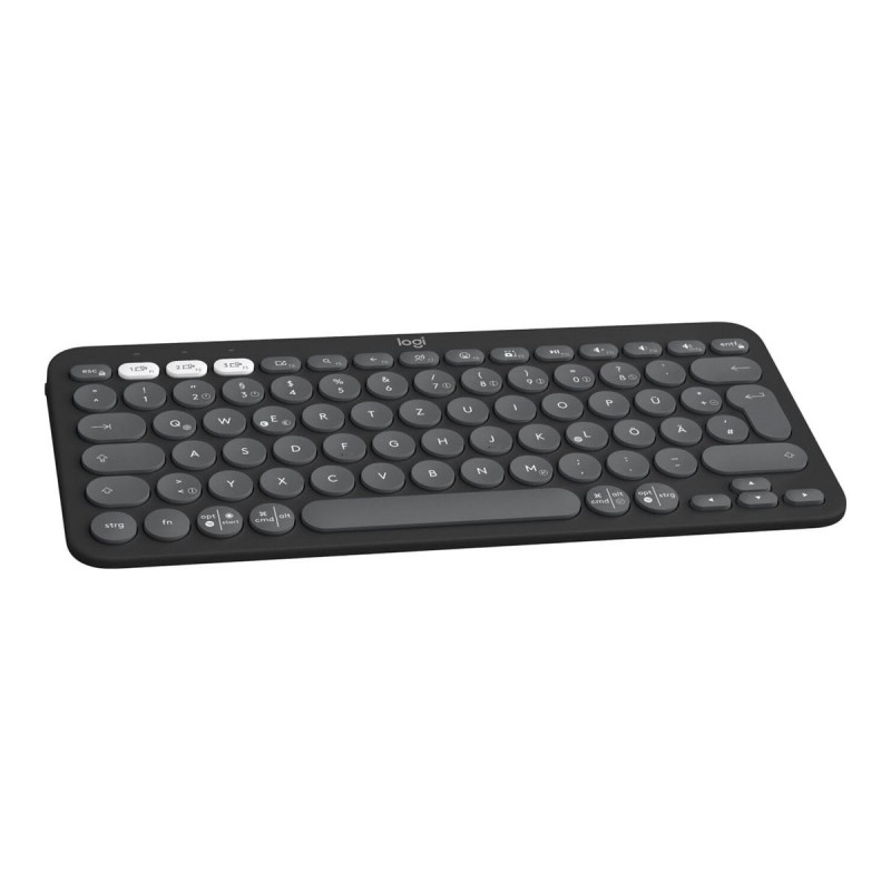 Logitech Pebble Keys 2 K380s Bluetooth tastatūra (920-011803), grafīta, franču izkārtojums