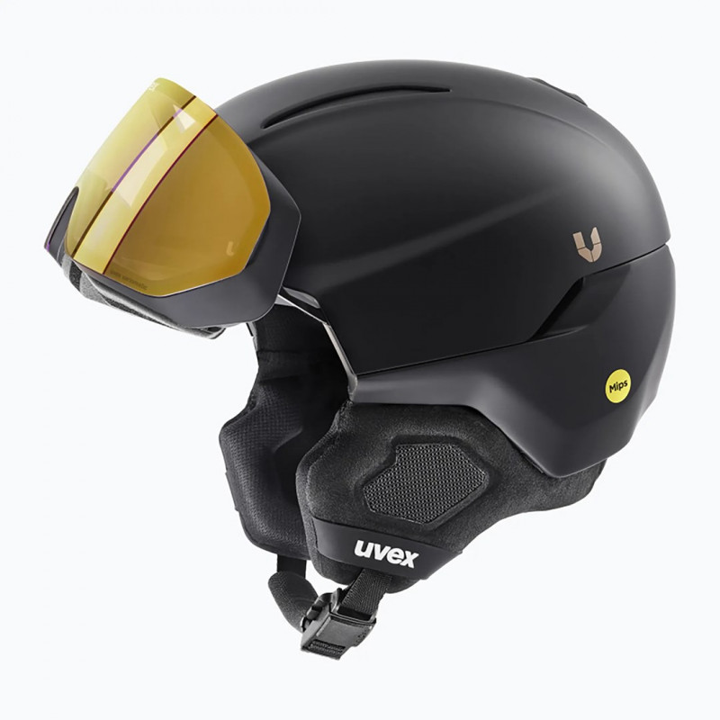 UVEX Ultimate Horizon MIPS slēpošanas ķivere, melna matēta