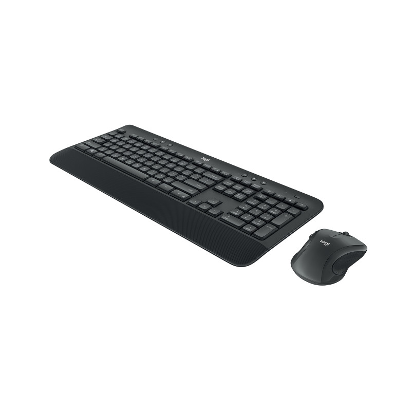 Logitech MK545 Advanced bezvadu klaviatūras un peles komplekts (920-008982), franču izkārtojums, melns