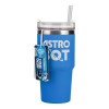 Paladone PP15504AB Astro Bot ceļojuma krūze, 600 ml, zila