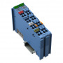 WAGO 750-485 analogā ieejas spaile, 2 kanālu, zila, 0.08-2.5 mm²