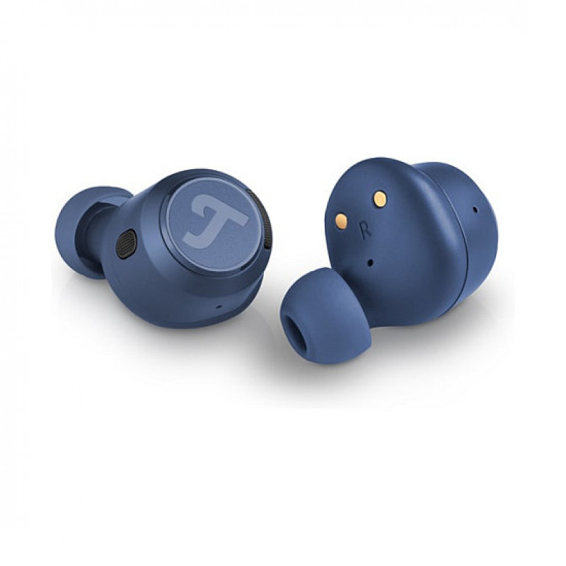 Teufel REAL BLUE TWS 3 bezvadu TWS austiņas ar Bluetooth, tērauda zilā krāsā