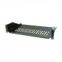 EFB Elektronik 691650TS.2A 19" 2U plaukts, dziļums 300 mm, kravnesība 22 kg, RAL 9005, melns