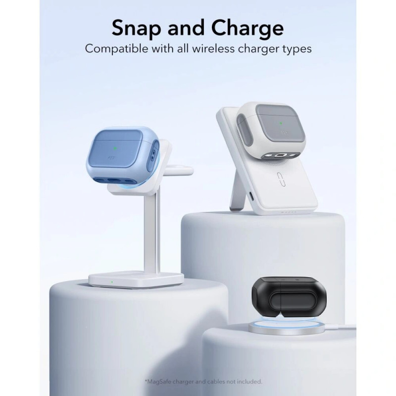 ESR Orbit HaloLock MagSafe vāciņš Apple AirPods Pro 3, Powder Blue