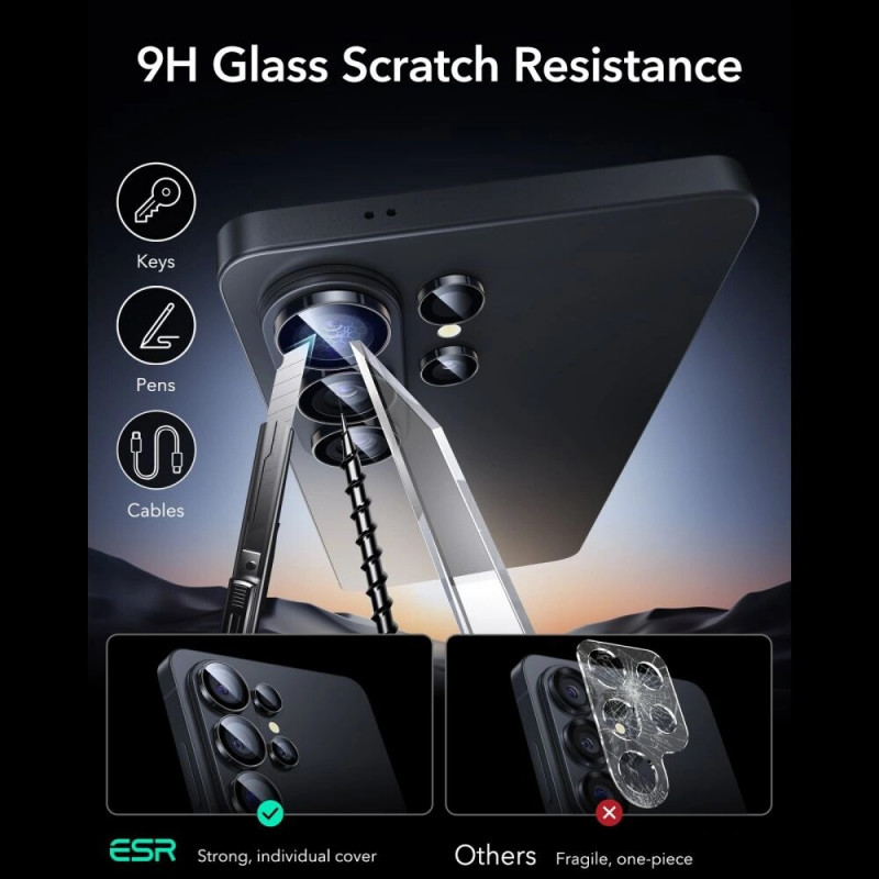 ESR Armorite kameras aizsargs Samsung Galaxy S26 Ultra, melns