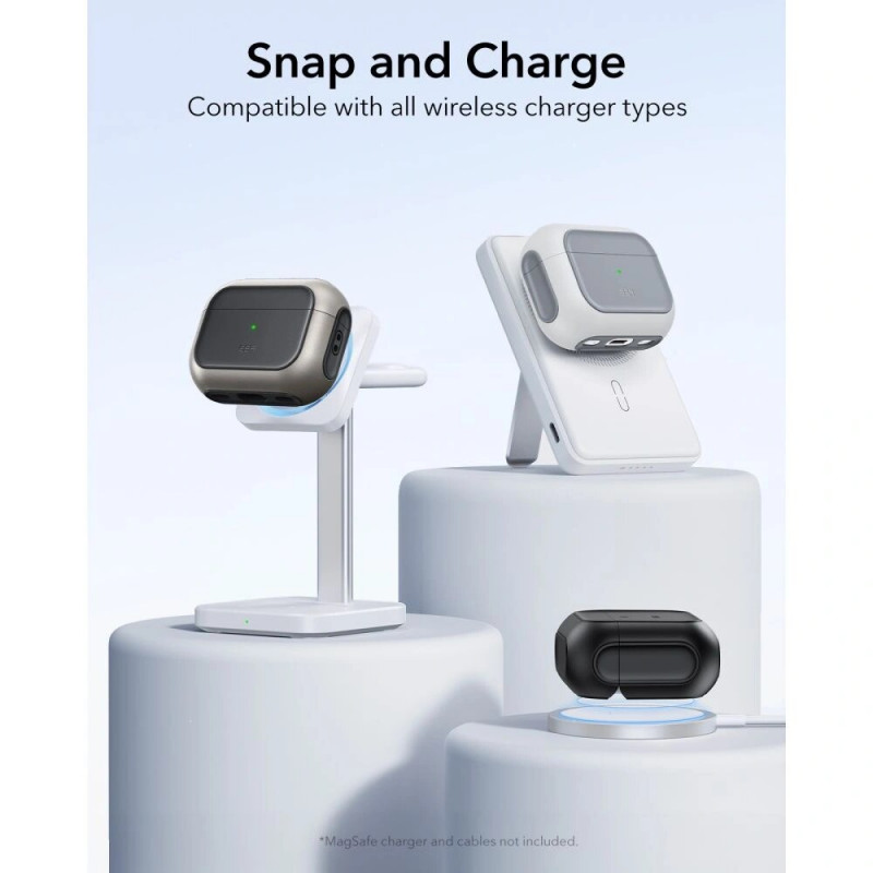 ESR Orbit HaloLock MagSafe futrālis Apple AirPods Pro 3, balts