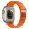 Tech-Protect Nylonloop Apple Watch 8 / 9 / 10 / 11 / 12 / SE / Ultra 44/45/46/49 mm pulksteņa siksniņa, oranža