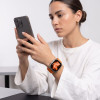 Tech-Protect Nylonloop Apple Watch 8 / 9 / 10 / 11 / 12 / SE / Ultra 44/45/46/49 mm pulksteņa siksniņa, oranža