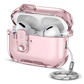 Tech-Protect Bounce Pro Apple AirPods Pro 3 uzlādes futrāļa vāciņš, rozā
