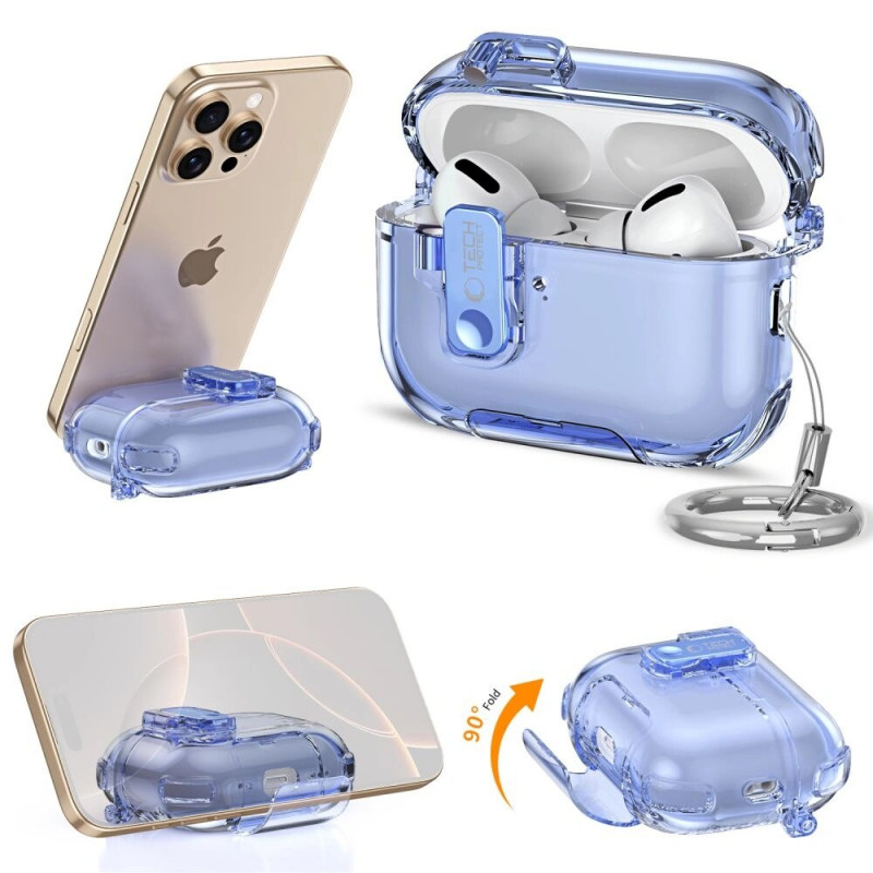 Tech-Protect Bounce Pro Apple AirPods Pro 3 uzlādes futrāļa vāciņš, rozā