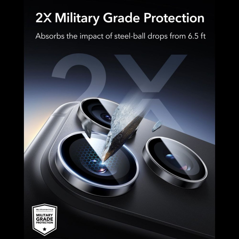 ESR Armorite kameras aizsargs Apple iPhone 18 Pro / 18 Pro Max, caurspīdīgs, 1D99500202