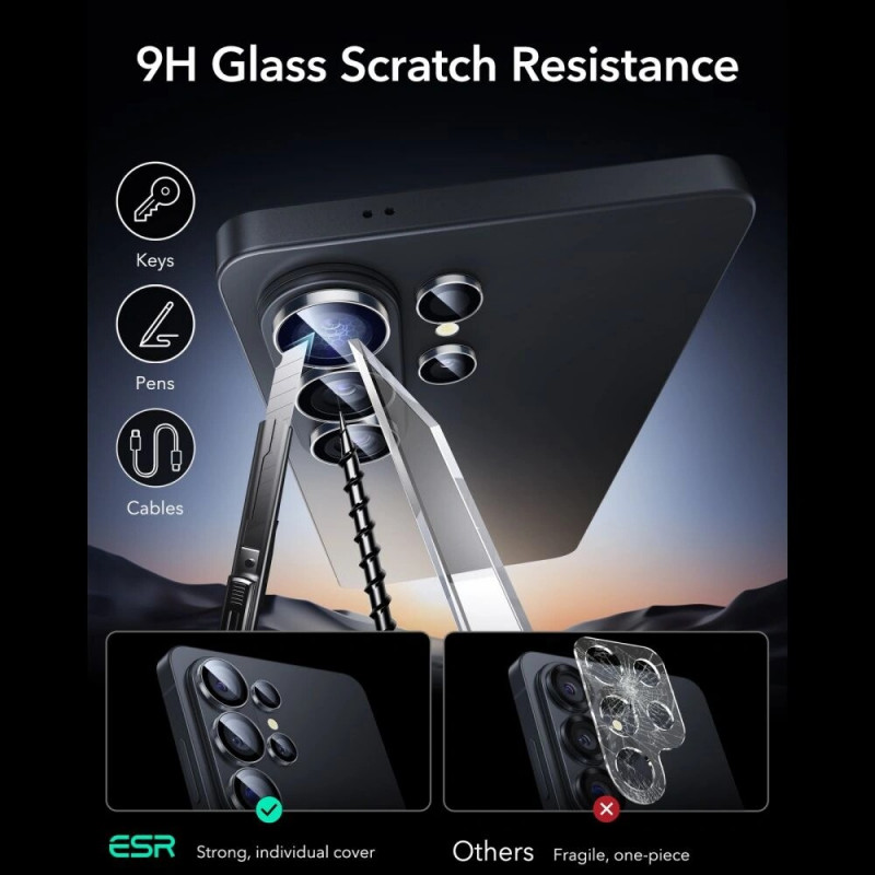 ESR Armorite kameras aizsargs Samsung Galaxy S26 Ultra, caurspīdīgs
