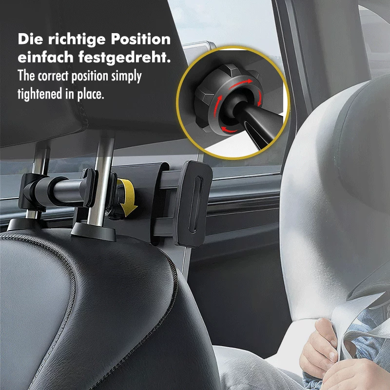 LogiLink AA0200 viedtālruņa un planšetdatora aizmugurējā sēdekļa turētājs automašīnā, 4.7-15