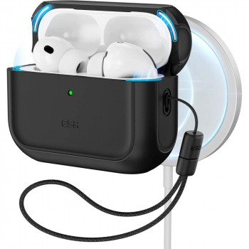 ESR Orbit HaloLock MagSafe futrālis Apple AirPods Pro 3, melns
