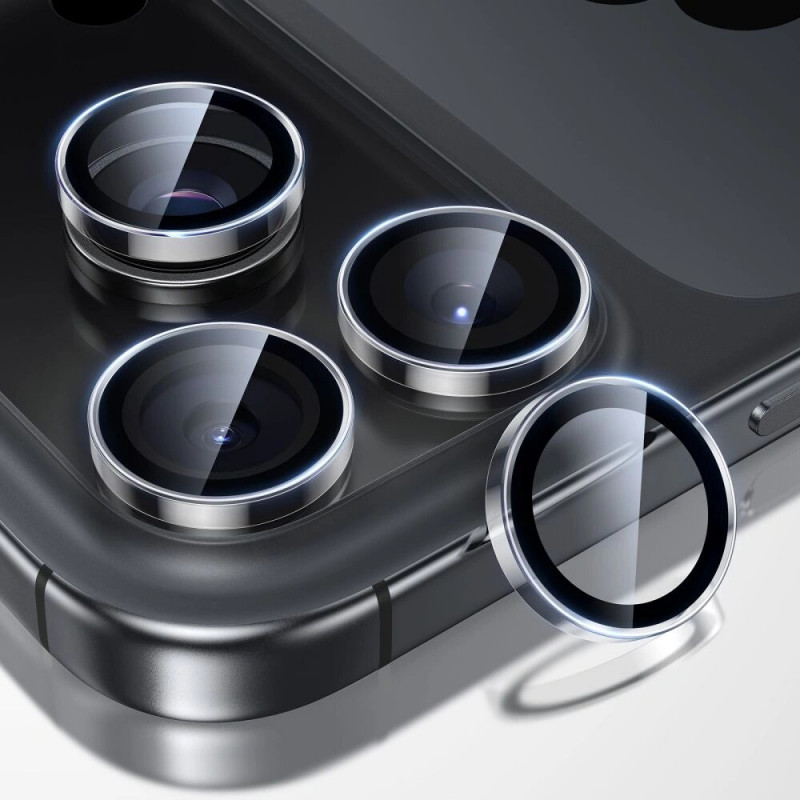 ESR Armorite kameras aizsargs Apple iPhone 14 Pro / 14 Pro Max / 15 Pro / 15 Pro Max / 16 Pro / 16 Pro Max / 17 Pro / 17 Pro Max, caurspīdīgs (ESR932)