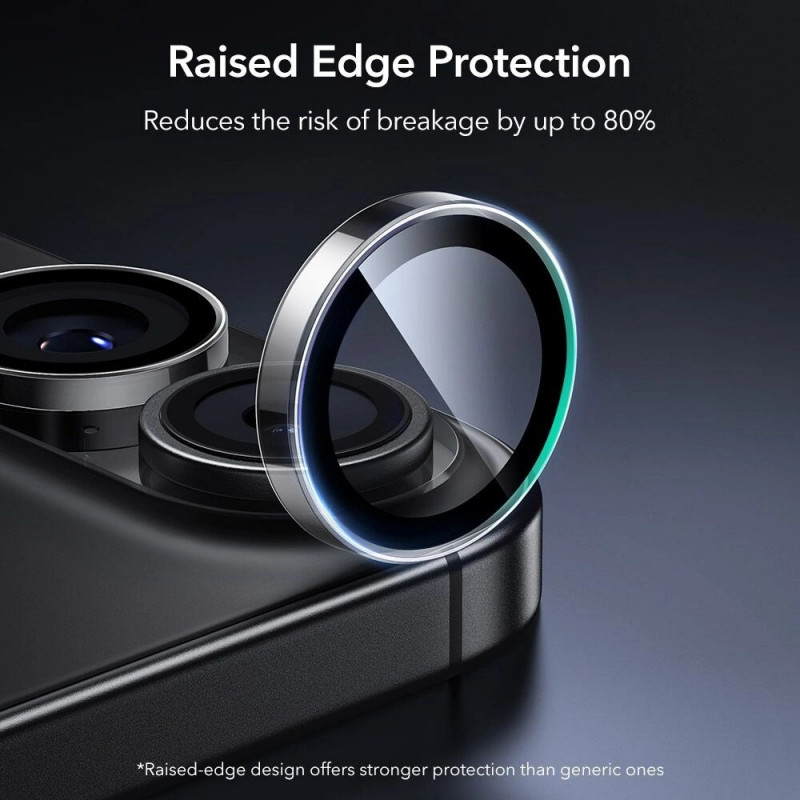 ESR Armorite kameras aizsargs Apple iPhone 16 / 16 Plus / 17, caurspīdīgs (ESR930)