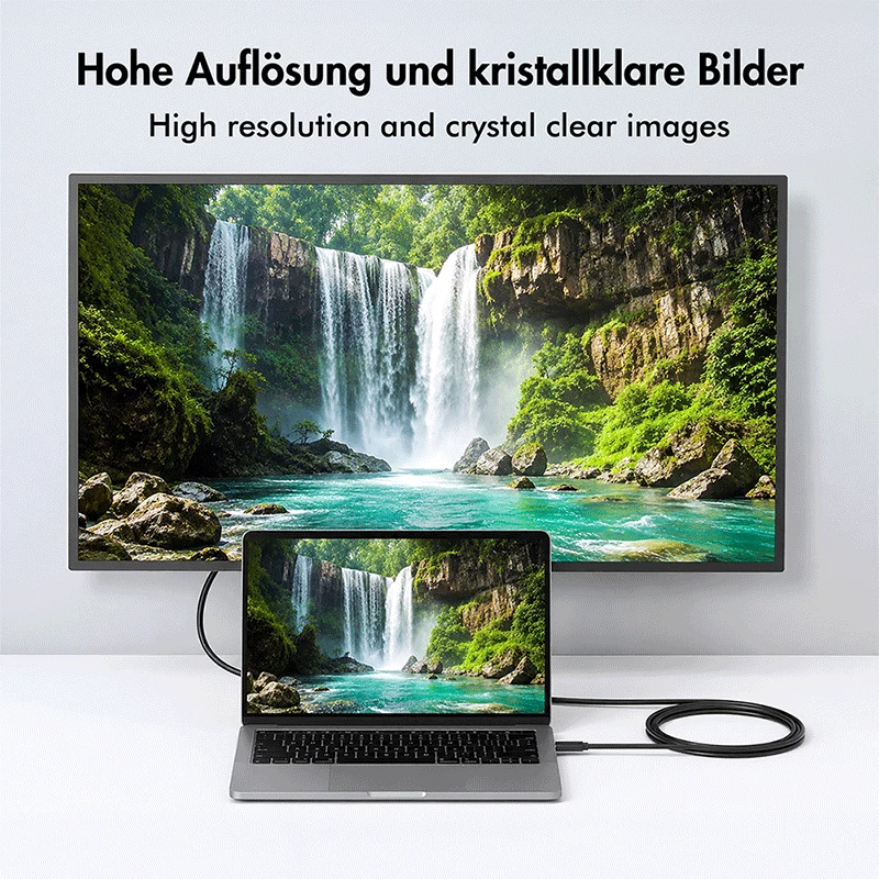 Logilink UA0473 USB 3.2 Gen1 Type-C kabelis, C/M uz DVI-D/M, 1080p/60 Hz, melns, 1,8 m