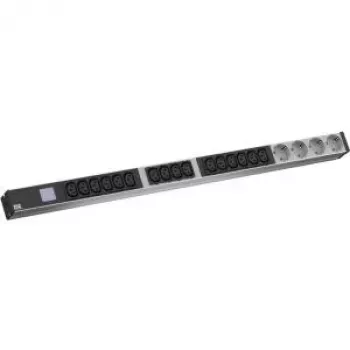 Bachmann BlueNet BN0500 strāvas sadales iekārta, 230 V AC, 20 izvadi (16x IEC 60320 C13, 4x CEE 7/3), 3 m