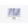 Apple iMac 24-inch Z1EH, M4 10 kodolu CPU, 10 kodolu GPU, 24 GB RAM, 256 GB SSD, macOS, sudraba krāsā, vācu tastatūra