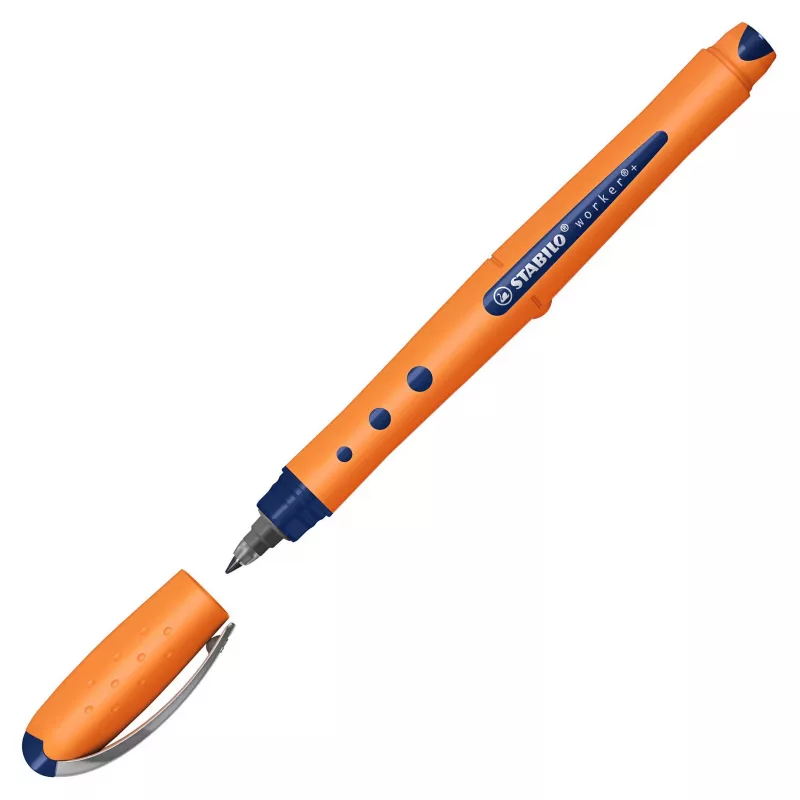 STABILO worker+ lodīšu pildspalva 2018/41, vidēja 0.5 mm, zila