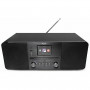 Xoro HMT 620 visaptverošs stereo interneta radio ar CD atskaņotāju, DAB+, FM, Spotify, Bluetooth, melns (SAT100373)