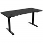 Nitro Concepts spēļu galds D16E NC-GP-DK-008, Carbon Black, 1600x800, elektriski regulējams augstums