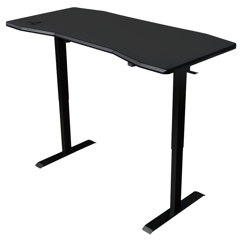 Nitro Concepts spēļu galds D16E NC-GP-DK-008, Carbon Black, 1600x800, elektriski regulējams augstums