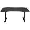 Nitro Concepts spēļu galds D16E NC-GP-DK-008, Carbon Black, 1600x800, elektriski regulējams augstums