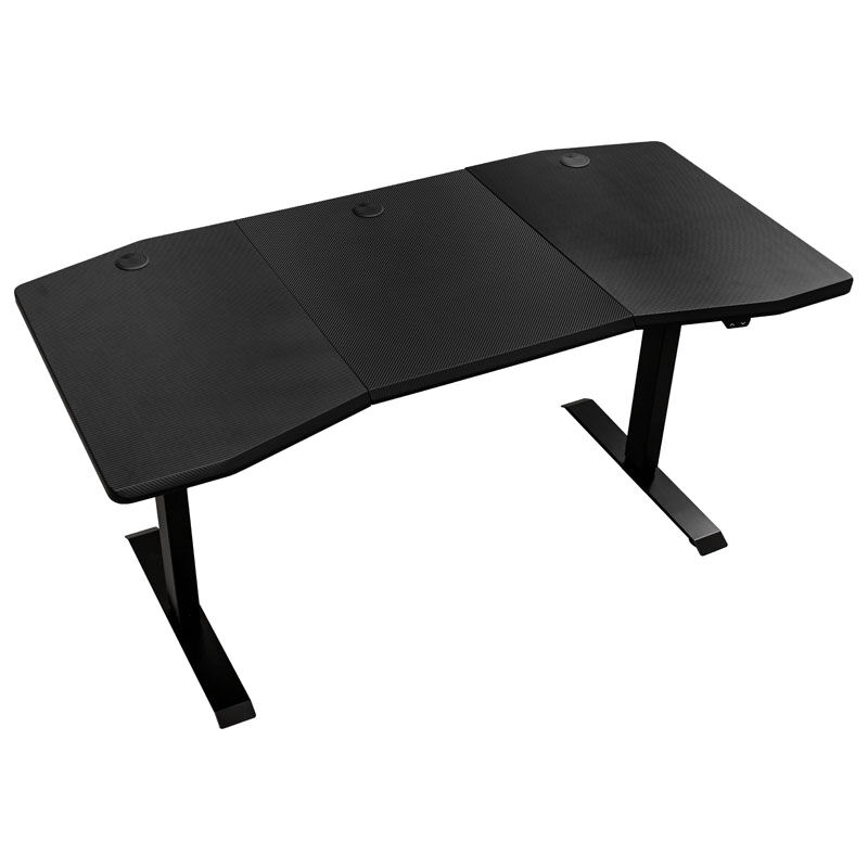Nitro Concepts spēļu galds D16E NC-GP-DK-008, Carbon Black, 1600x800, elektriski regulējams augstums