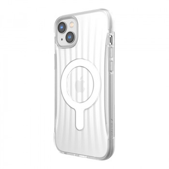 X-Doria Raptic Clutch MagSafe apvalks Apple iPhone 14 Plus / 15 Plus, caurspīdīgs