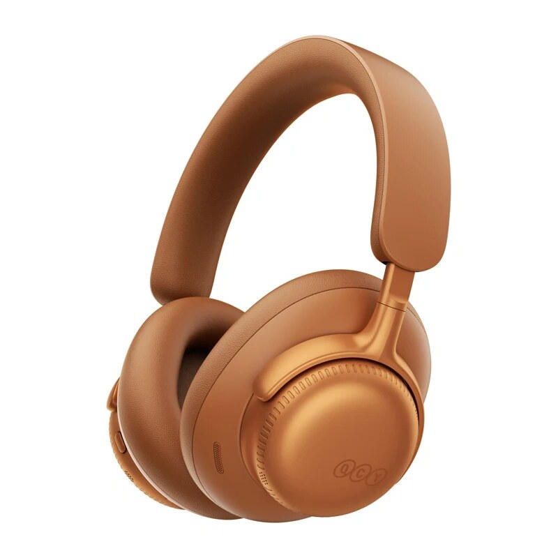 QCY H6 Ultra bezvadu austiņas ar apkārt ausīm, adaptīvā ANC, Bluetooth 6.0, oranžas