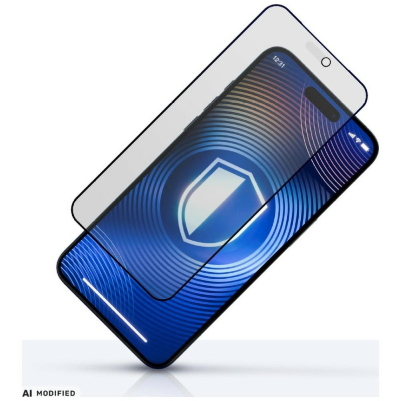 3MK HardGlass Matt Max Privacy rūdītais stikls Apple iPhone 18 Pro, matēts, konfidencialitātes filtrs