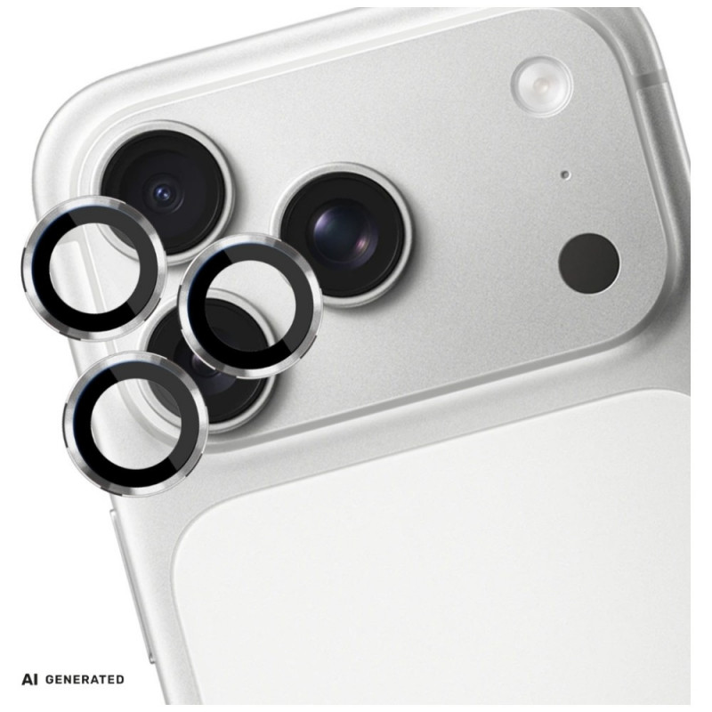 3MK Lens Protection Pro Apple iPhone 18 Pro / 18 Pro Max kameras objektīva aizsargs, rūdīts stikls, Light Blue