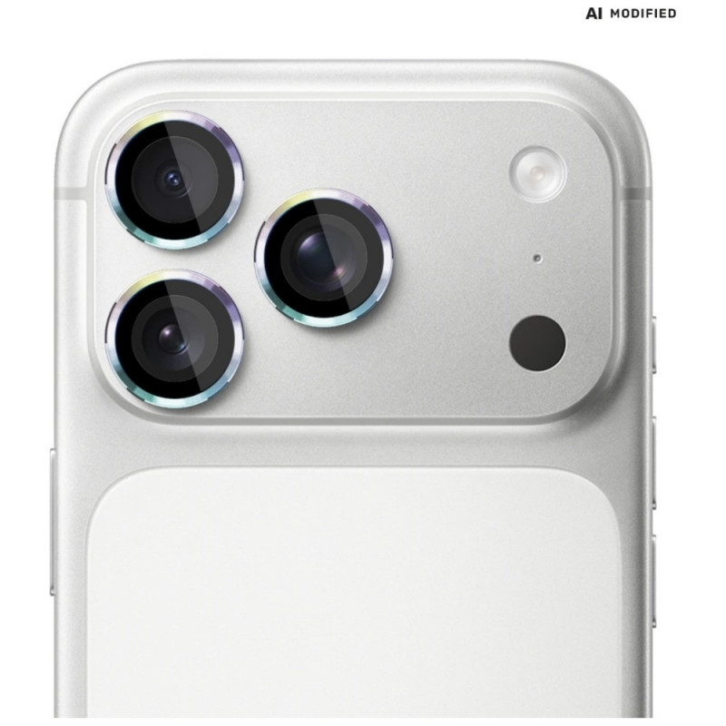 3MK Lens Protection Pro kameras objektīva aizsargs Apple iPhone 18 Pro / 18 Pro Max, rūdīts stikls, varavīksnes krāsā