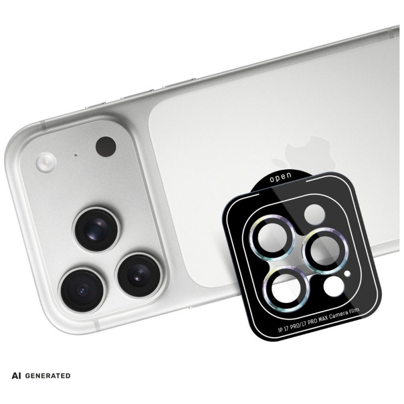 3MK Lens Protection Pro kameras objektīva aizsargs Apple iPhone 18 Pro / 18 Pro Max, rūdīts stikls, varavīksnes krāsā