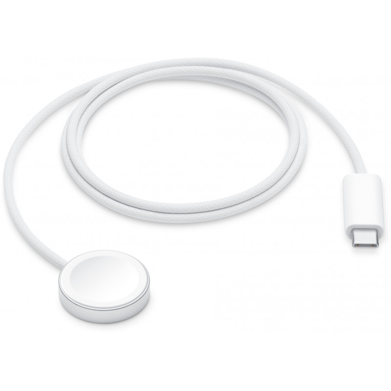 Apple Watch Magnetic Fast Charger uz USB-C kabeli (1 m), balts, ML434ZM/A